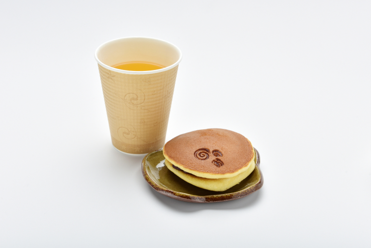どら焼きと阿波番茶
